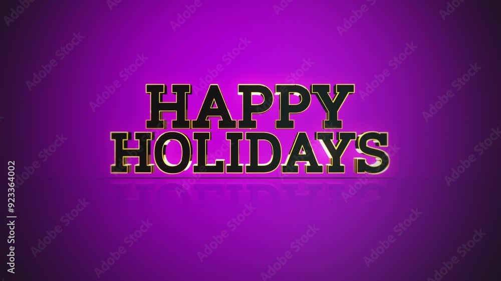 Celebrate the holiday season with joy and cheer! This vibrant image features the words Happy Holidays on a luminous purple background, radiating warmth and well wishes for everyone Celebrate the holiday season with joy and cheer! This vibrant image features the words Happy Holidays on a luminous purple background, radiating warmth and well wishes for everyone