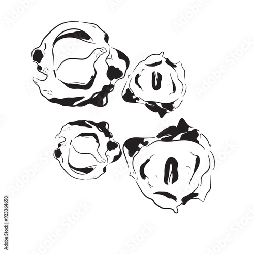 beef bone marrow, isolated bone marrow icon