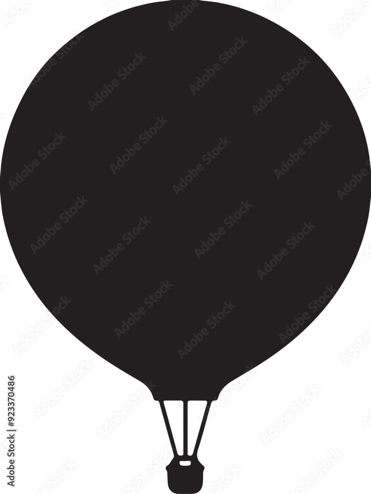 hot air balloon silhouettes vector art illustration hot air balloon silhouettes vector art illustration