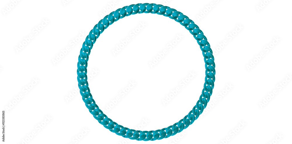 Decorative Round Chain Design Element Vector Illustration. Decorative Round Chain Design Element Vector Illustration.