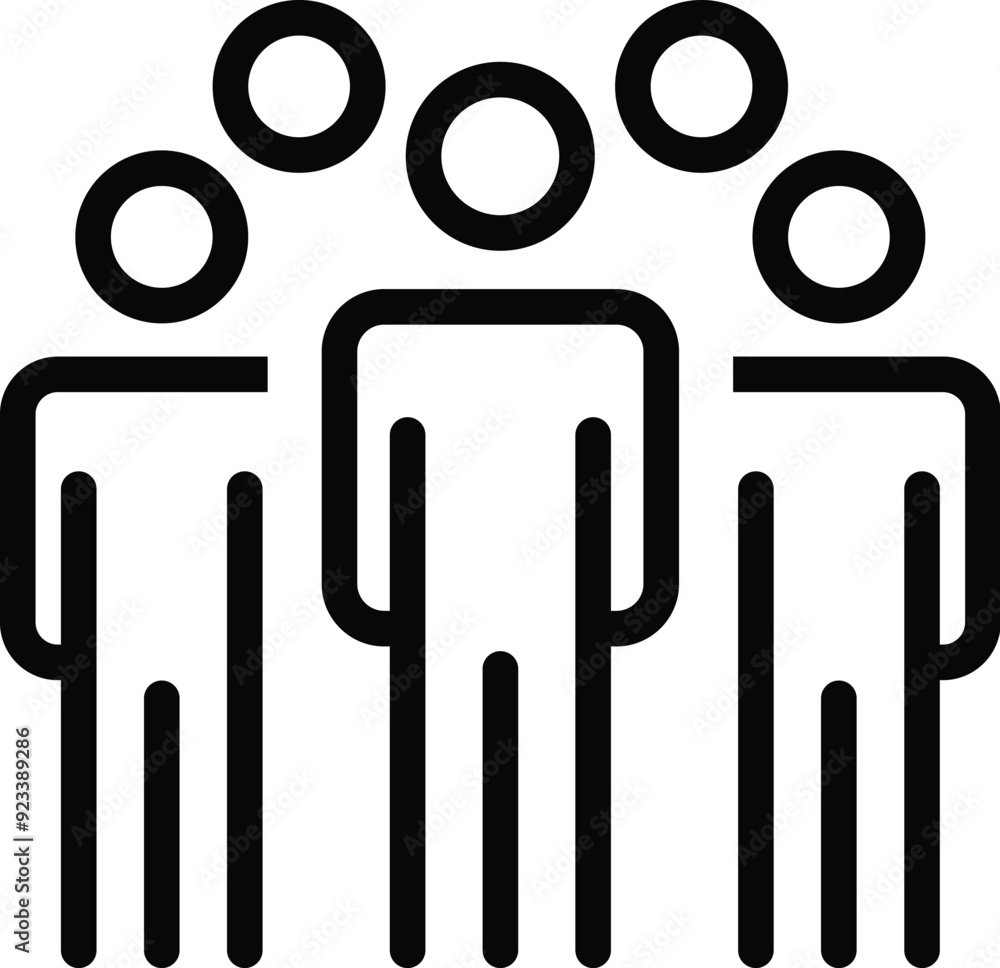 Team icon. Business team icon. Business group icon.