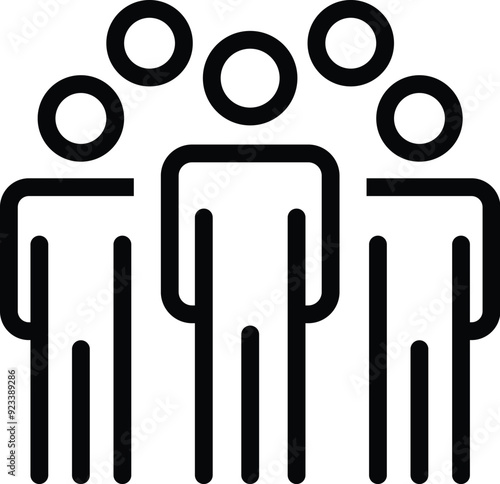 Team icon. Business team icon. Business group icon.