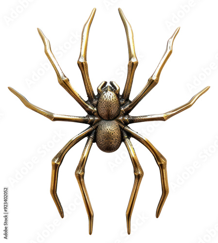 PNG Whimsigoth brass spider symbol invertebrate arachnid animal.