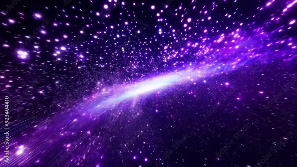 Traveling through purple glowing stars and nebula. Traveling through time and space, Abstract space stardust background. Traveling through purple glowing stars and nebula. Traveling through time and space, Abstract space stardust background.