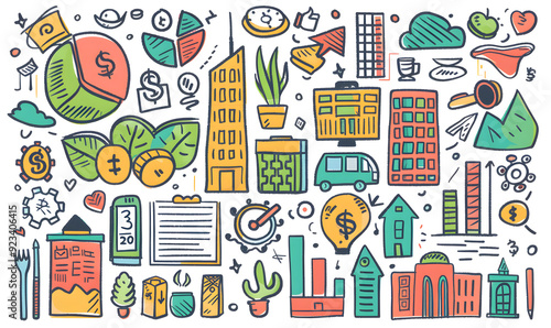 investment and business graphic advertising backgrounds