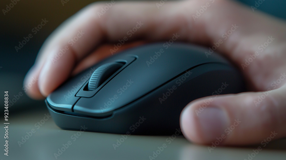 hand with mouse, A close-up of a hand using a modern computer mouse, showing the comfortable grip and smooth lines, hand with mouse, A close-up of a hand using a modern computer mouse, showing the comfortable grip and smooth lines,