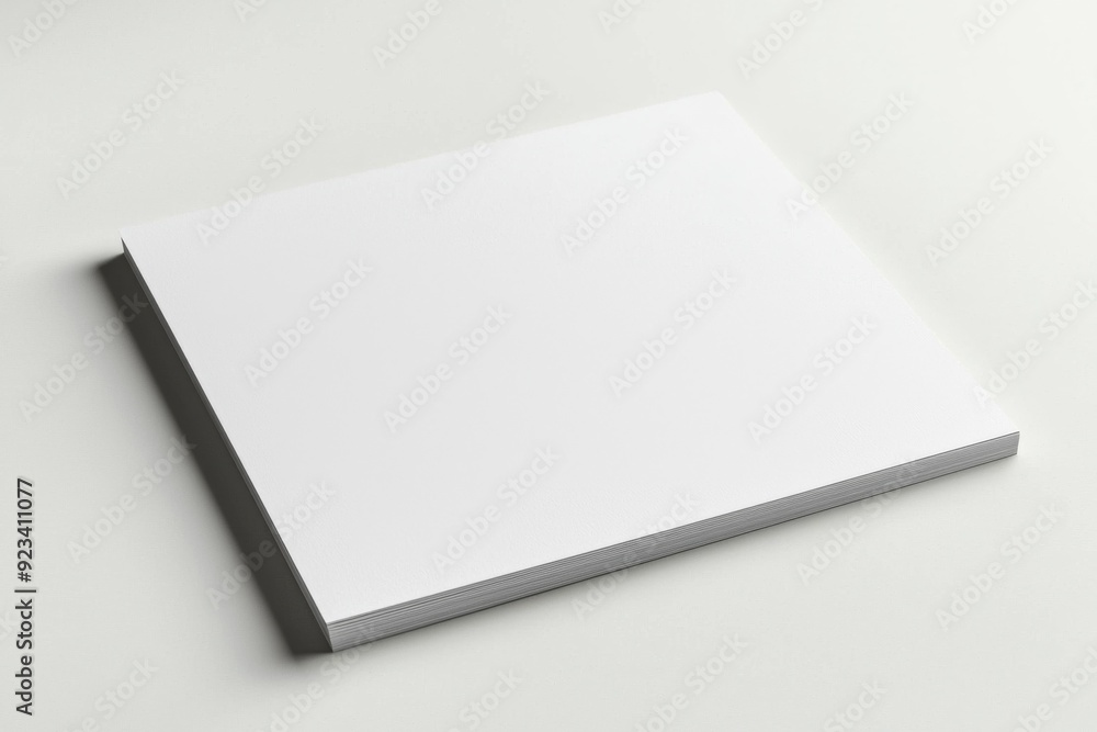 Blank A4 Paper Mockup on Isolated Background created with Generative AI Blank A4 Paper Mockup on Isolated Background created with Generative AI