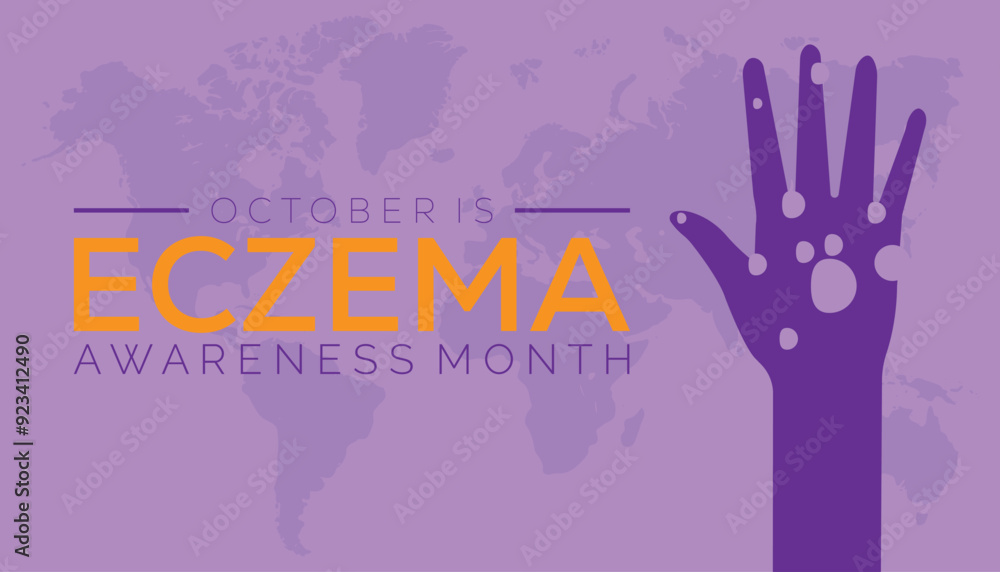 Eczema Awareness Month is observed every year on October. Holiday concept background, placard, banner design template Vector illustration background design. Eczema Awareness Month is observed every year on October. Holiday concept background, placard, banner design template Vector illustration background design.