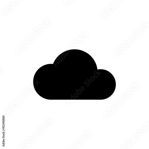 Cloud icon logo design. cloud sign and symbol