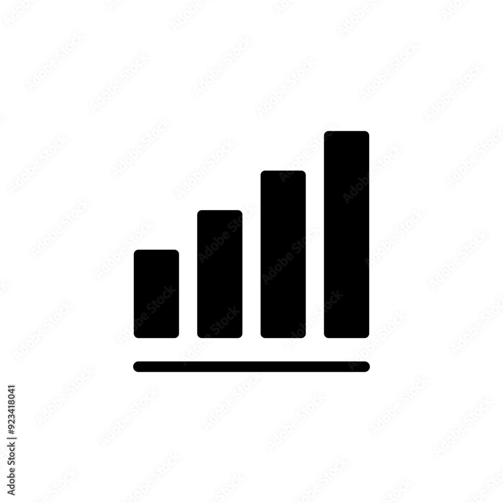 Growing graph icon logo design. Chart sign and symbol. diagram icon Growing graph icon logo design. Chart sign and symbol. diagram icon