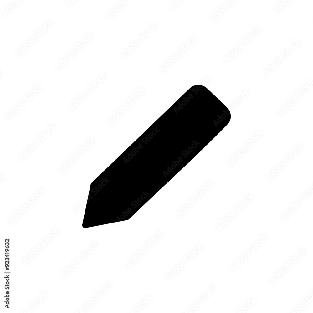 Pencil icon logo design. pen sign and symbol. edit icon vector