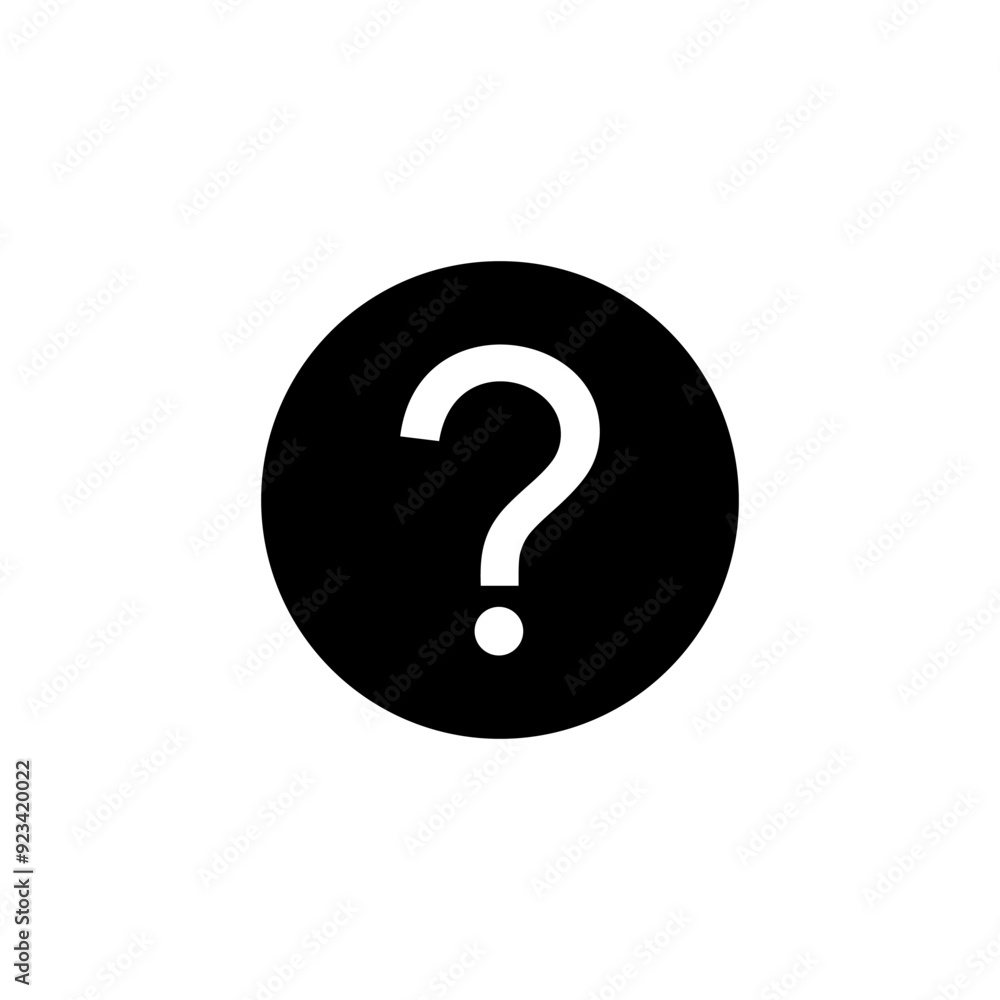 Question icon logo design. question mark sign and symbol Question icon logo design. question mark sign and symbol