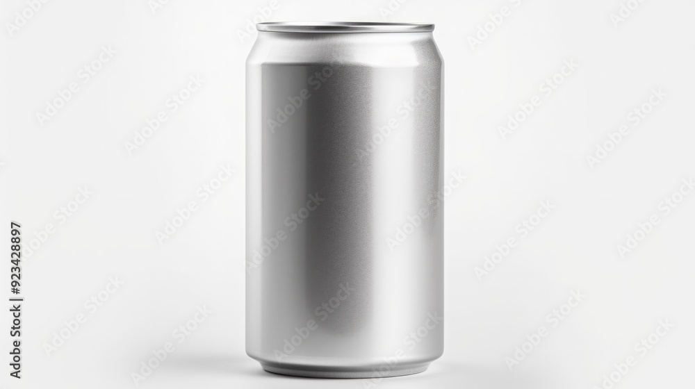 Blank can aluminum mockup design for beverage or soft drink. Neural network ai generated art Blank can aluminum mockup design for beverage or soft drink. Neural network ai generated art