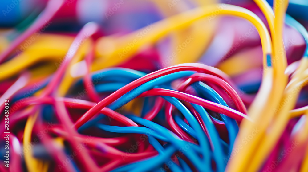 Electrical wires are linked together using a small plastic part called a wire nut. Electrical wires are linked together using a small plastic part called a wire nut.