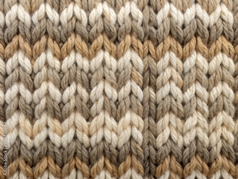 Cozy beige and gray knitted wool texture background featuring a soft, fuzzy, and inviting fabric pattern, perfect for autumnal or winter-themed designs and decorations. Cozy beige and gray knitted wool texture background featuring a soft, fuzzy, and inviting fabric pattern, perfect for autumnal or winter-themed designs and decorations.
