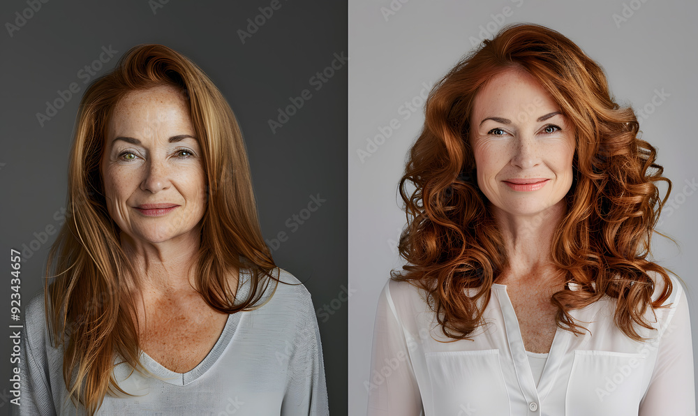 graphic advertising images focusing on beauty and hair graphic advertising images focusing on beauty and hair