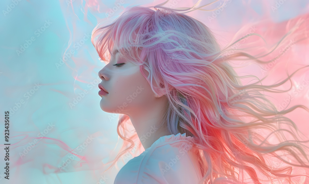 graphic advertising images focusing on beauty and hair graphic advertising images focusing on beauty and hair