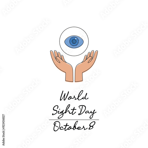 line art of World Sight Day good for World Sight Day celebrate. line art.