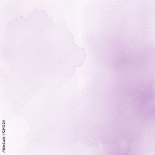 Abstract solid lilac watercolor splash background