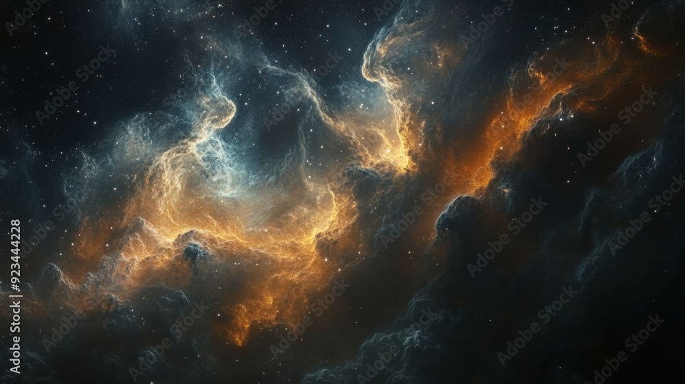 A mesmerizing nebula, swirling with vibrant colors and intricate patterns, evokes a sense of wonder and mystery. It represents the vastness of the universe, the beauty of creation, and the constant da A mesmerizing nebula, swirling with vibrant colors and intricate patterns, evokes a sense of wonder and mystery. It represents the vastness of the universe, the beauty of creation, and the constant da