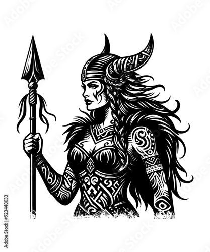 Viking Shield Maiden Warrior