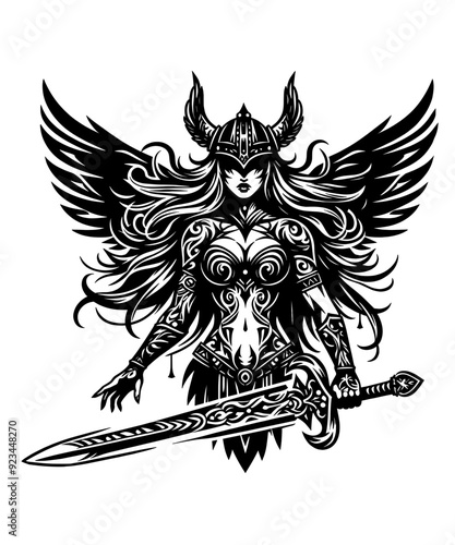 Viking Shield Maiden Warrior 