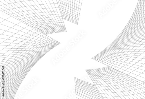 abstract architectural background vector illustration