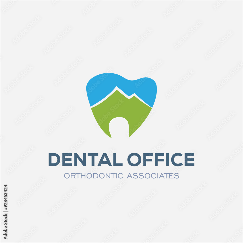 Dental Clinic Logo Design Dentist Logo Tooth abstract Linear Dentist stomatology