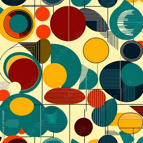 seamless pattern with circles