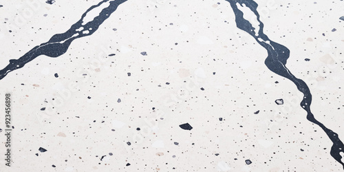  Terrazzo flooring texture polished stone pattern old surface marble for background. flooring texture polished stone pattern old surface marble. Abstract background with Quartz surface white. 
