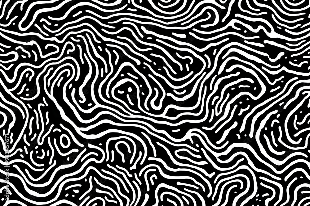 Abstract Wavy Lines Pattern Abstract Wavy Lines Pattern