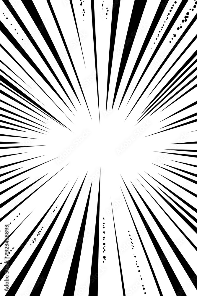 Obraz premium PNG Dynamic comic explosion background