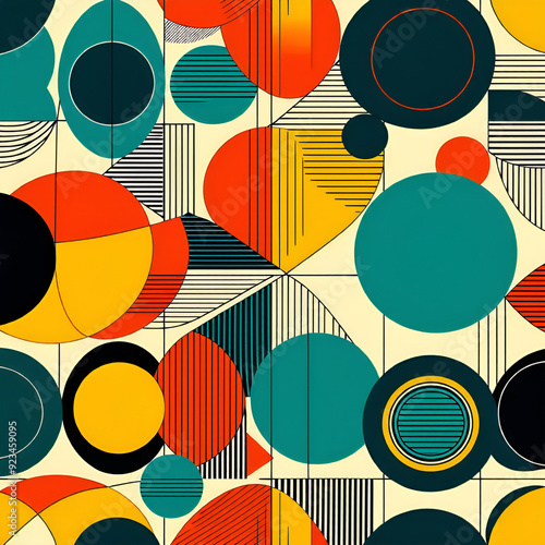 seamless pattern with circles