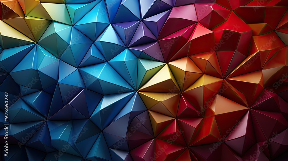 Obraz premium Geometric Design with Vibrant Patterns