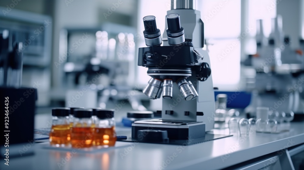 Microscope in a Laboratory Microscope in a Laboratory