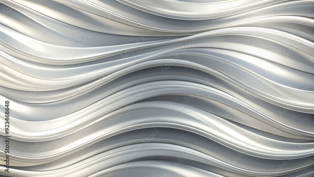 Sleek abstract white and light gray wave pattern forms a modern, elegant, and sophisticated background ideal for technology, wellness, and luxury themed designs. Sleek abstract white and light gray wave pattern forms a modern, elegant, and sophisticated background ideal for technology, wellness, and luxury themed designs.