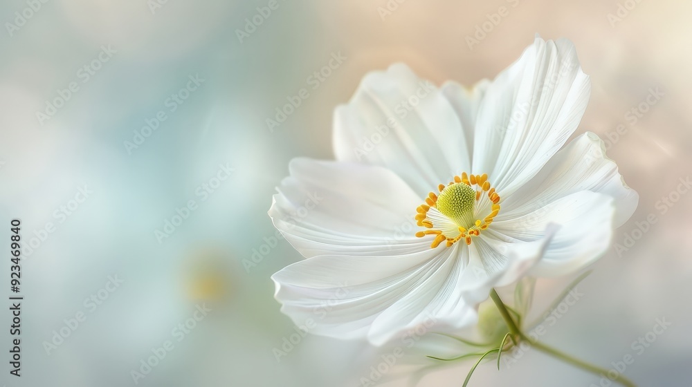 Capture a close-up view of a wild flower with delicate petals and subtle color gradients, set against a soft, natural background. Capture a close-up view of a wild flower with delicate petals and subtle color gradients, set against a soft, natural background.