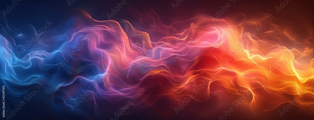 Abstract Fire and Ice Background Abstract Fire and Ice Background