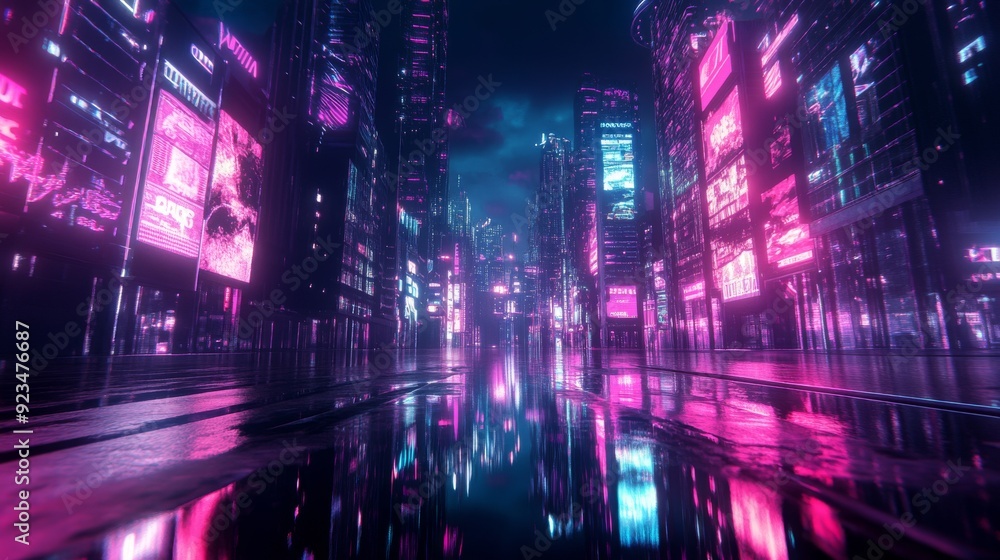 Neon Cityscape Neon Cityscape
