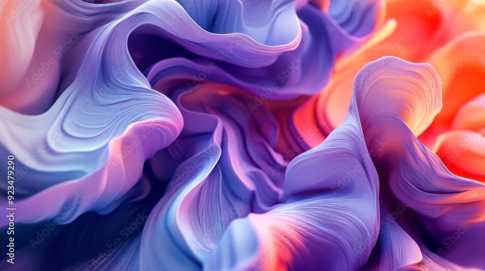 Obraz premium Abstract Colorful Swirls