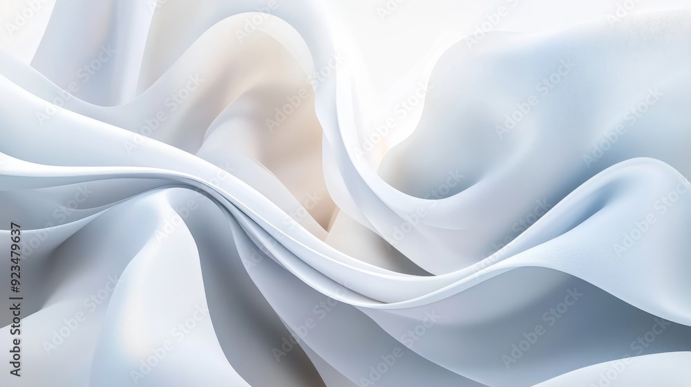 Obraz premium Abstract Flowing Fabric