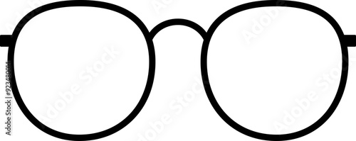 Eye glasses icon. Linear style.