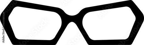 Eye glasses icon. Silhouette icon.