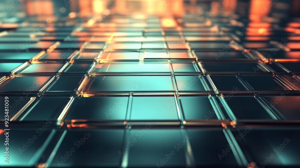 Abstract Metallic Surface with Light Abstract Metallic Surface with Light