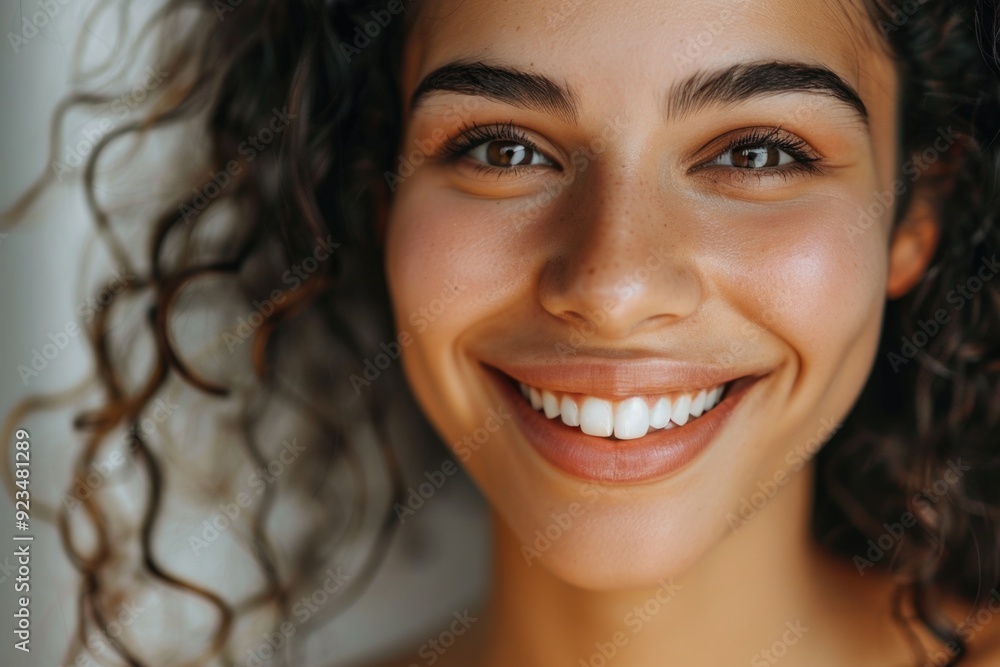 Beautiful Hispanic Woman. Young Happy Woman with Isolated White Background Close-Up Portrait Beautiful Hispanic Woman. Young Happy Woman with Isolated White Background Close-Up Portrait