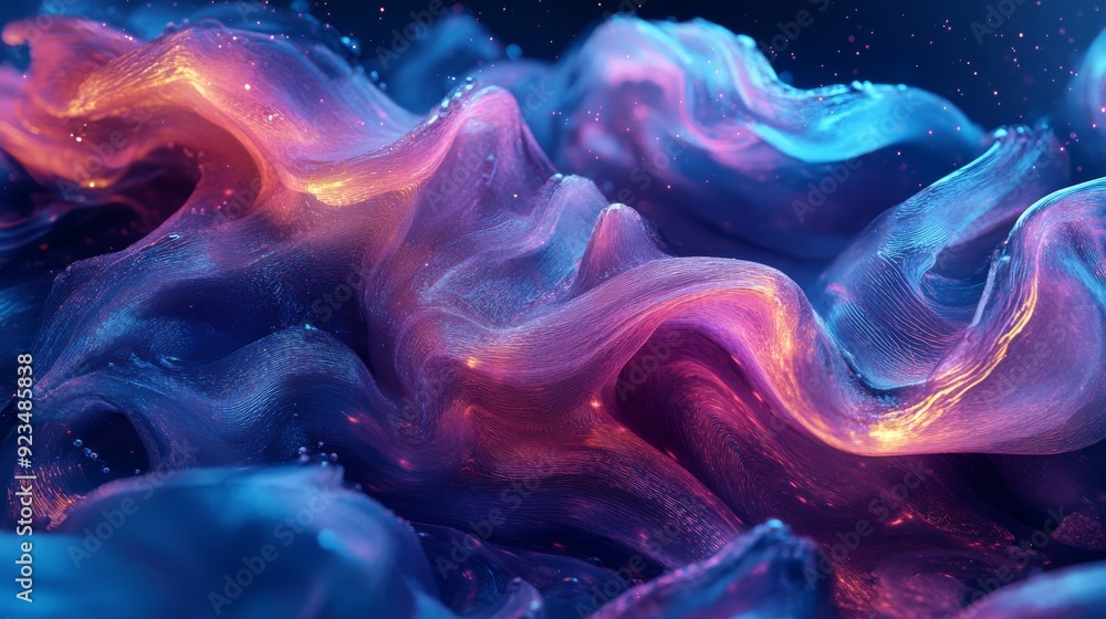 Obraz premium Abstract Flowing Colors