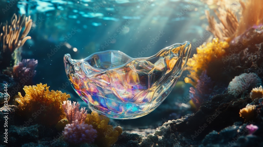 Glass Orb in an Underwater Paradise Glass Orb in an Underwater Paradise