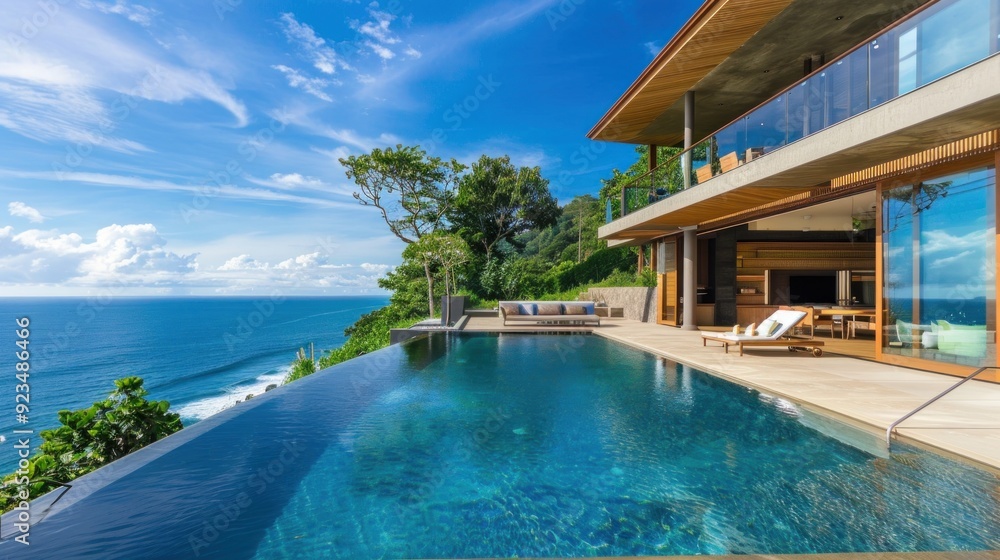Luxury Villa with Infinity Pool Overlooking the Ocean Luxury Villa with Infinity Pool Overlooking the Ocean