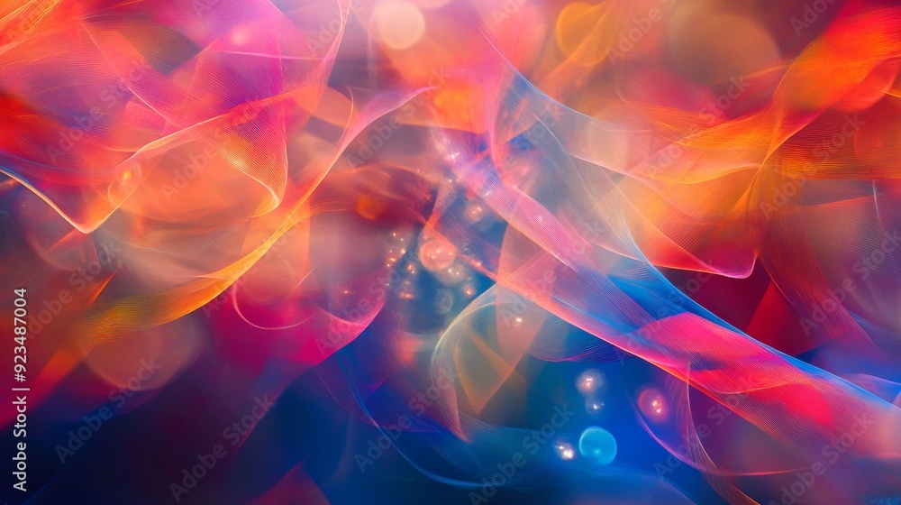 Abstract Art: A Symphony of Colors and Light Abstract Art: A Symphony of Colors and Light