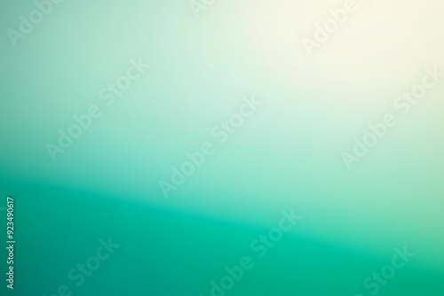 Abstract Green and White Gradient Background